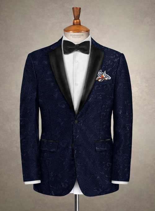 Italian Silk Malio Tuxedo Jacket - StudioSuits