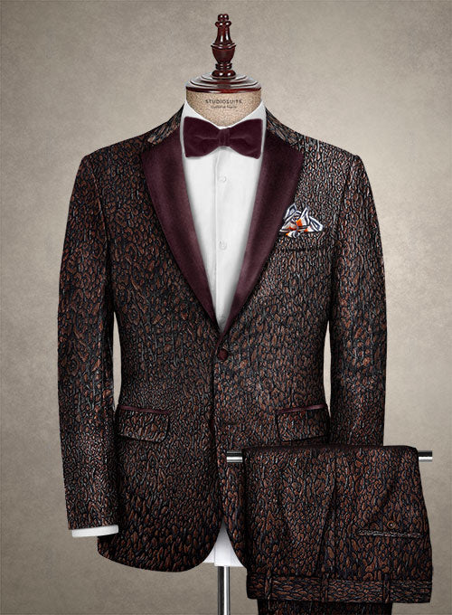 Italian Silk Mosca Tuxedo Suit - StudioSuits