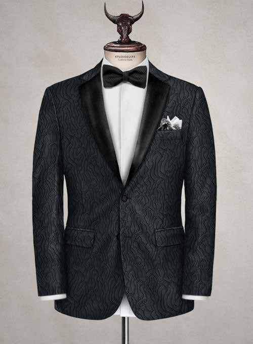 Italian Silk Neza Tuxedo Jacket - StudioSuits