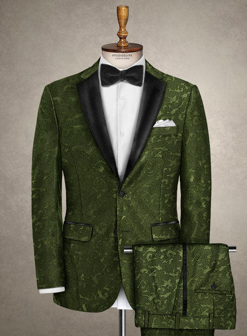 Italian Silk Soreia Tuxedo Suit - StudioSuits