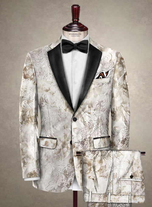 Italian Silk Spado Tuxedo Suit - StudioSuits