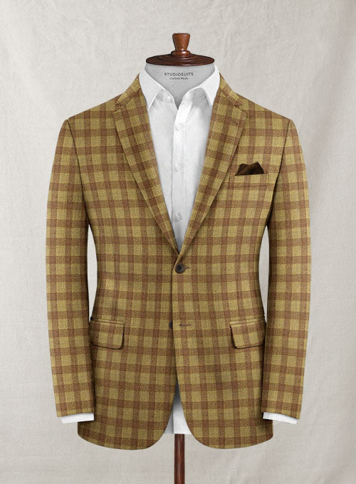 Italian Wool Cashmere Crazio Checks Suit - StudioSuits