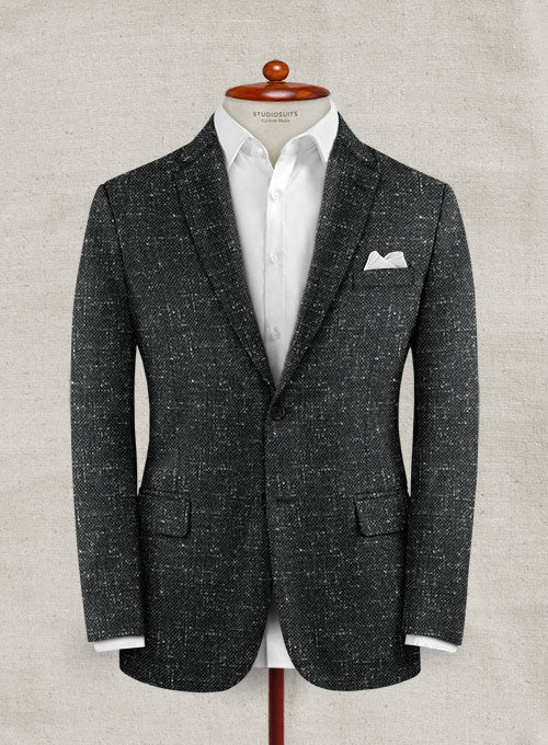Italian Wool Cashmere Donegal Schievo Jacket - StudioSuits