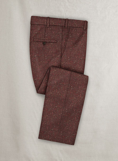 Italian Wool Donegal Rodaci Pants - StudioSuits