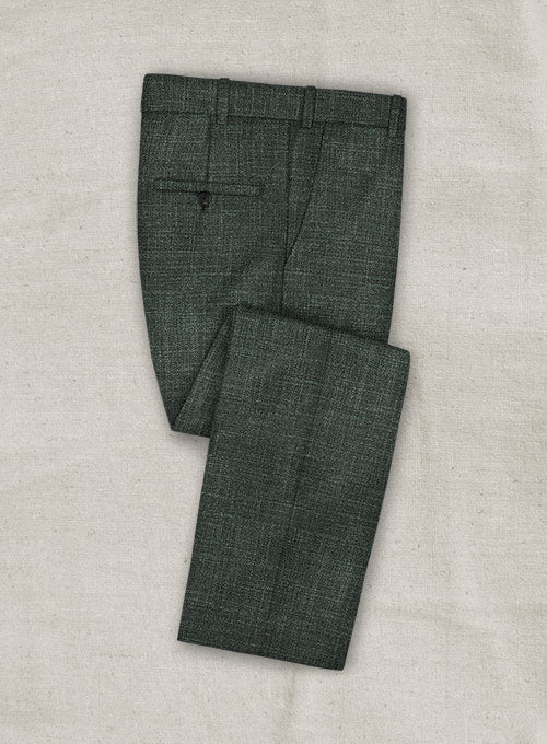 Italian Wool Green Juniper Suit - StudioSuits