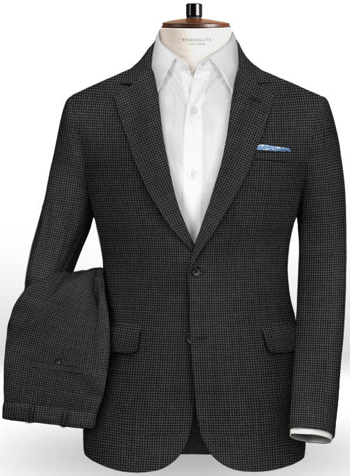 Italian Wool Linen Canvo Suit - StudioSuits