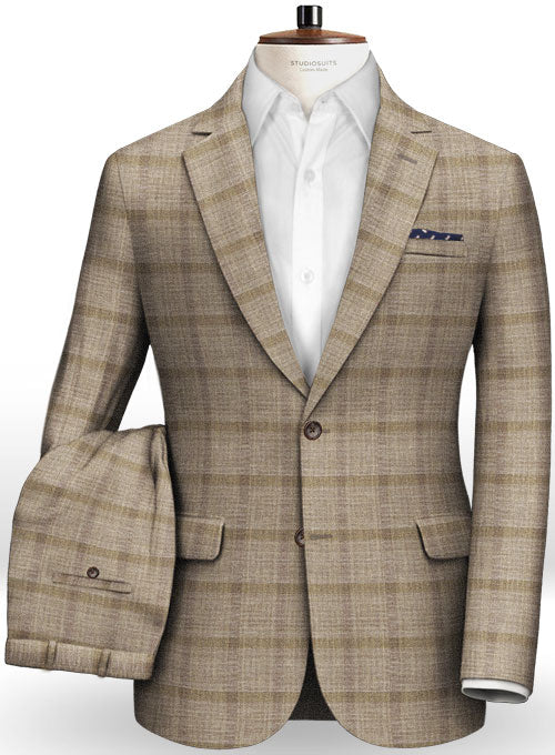 Italian Wool Linen Vago Suit - StudioSuits