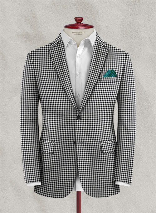 Italian Wool Silk Linen Badoto Jacket - StudioSuits