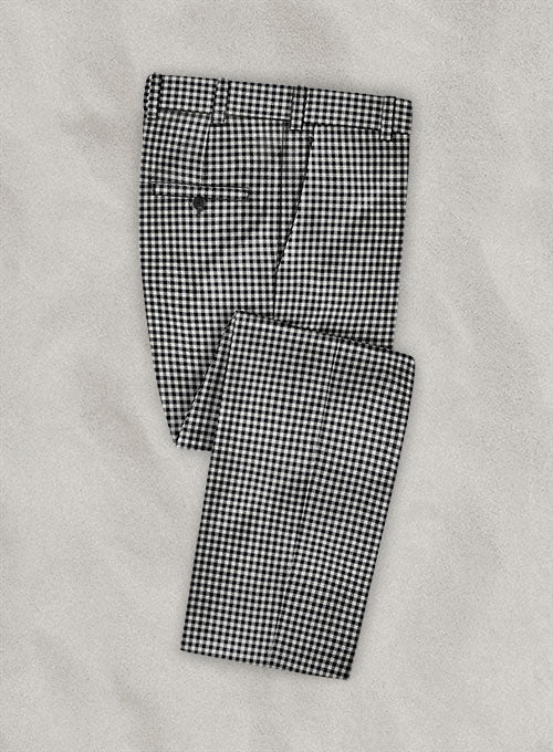 Italian Wool Silk Linen Badoto Pants - StudioSuits
