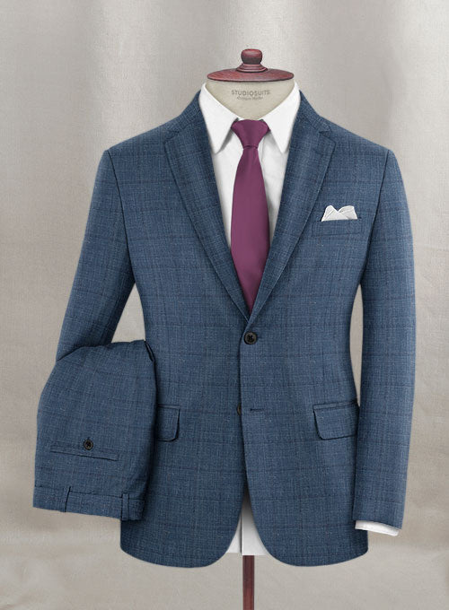 Italian Wool Silk Linen Masola Suit - StudioSuits