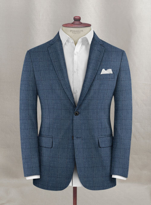 Italian Wool Silk Linen Masola Suit - StudioSuits