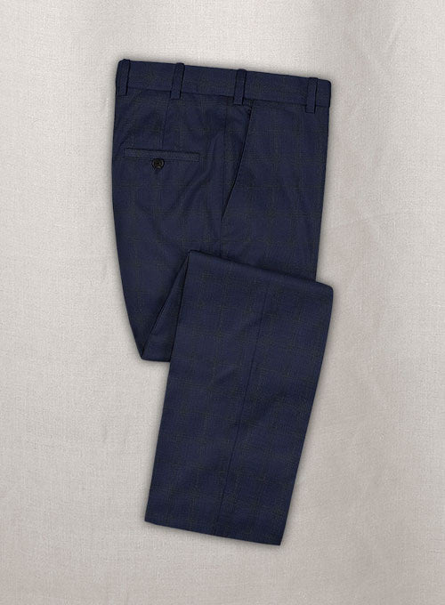 Italian Wool Silk Linen Grata Pants - StudioSuits