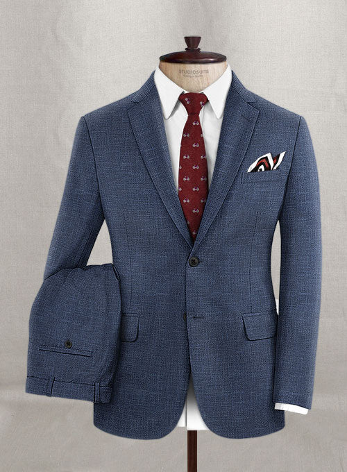 Italian Wool Stretch Pinnez Suit - StudioSuits