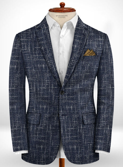 Italian Wool Cotton Linen Ominga Jacket - StudioSuits