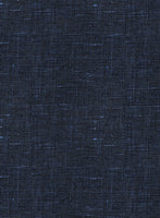 Italian Prato Blue Chambray Linen Jacket - StudioSuits