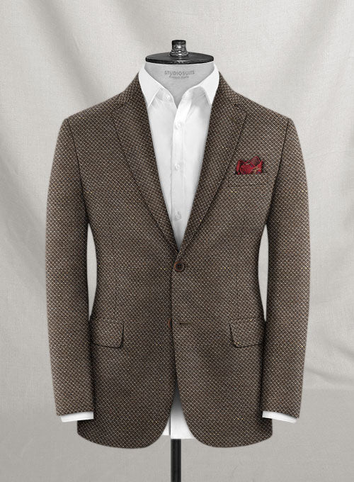 Italian Silk Linen Wool Ietro Jacket - StudioSuits