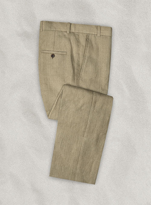 Italian Linen Cimor Pants - StudioSuits