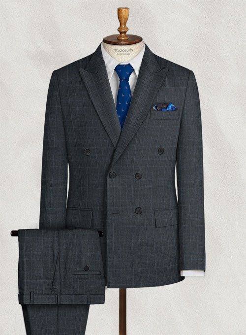 Italian Linen Lunia Checks Suit - StudioSuits
