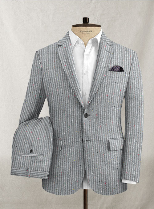 Italian Wool Linen Adonzo Suit - StudioSuits