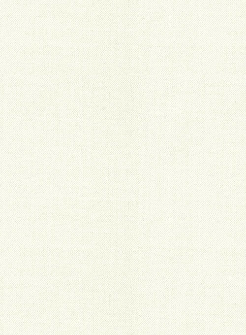 Ivory Double Gurkha Wool Trousers - StudioSuits