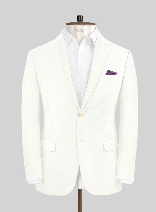 Ivory Wool Suit - StudioSuits