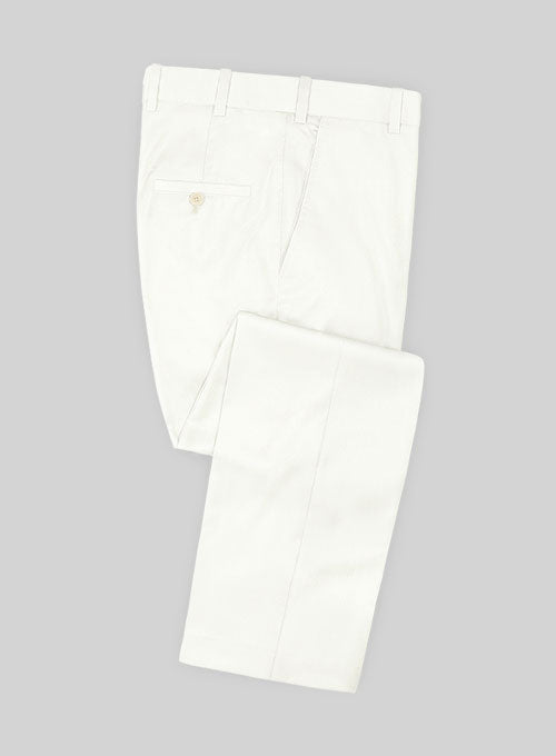 Ivory Wool Pants - StudioSuits