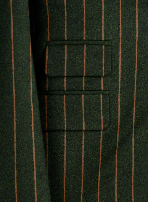 Jail Green Flannel Wool Suit II - StudioSuits