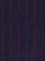 Jail Royal Blue Flannel Wool Pants - StudioSuits
