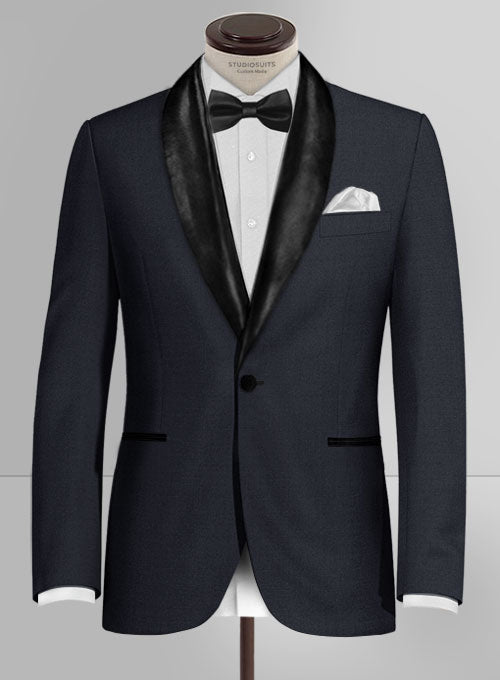 Special Agent Blue Wool Tuxedo Suit – StudioSuits