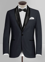 Special Agent Blue Wool Tuxedo Suit - StudioSuits