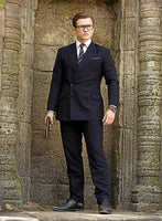 Kingsman Double Breasted Blue Wool Suit - StudioSuits