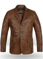 Leather Blazer - # 717 - StudioSuits