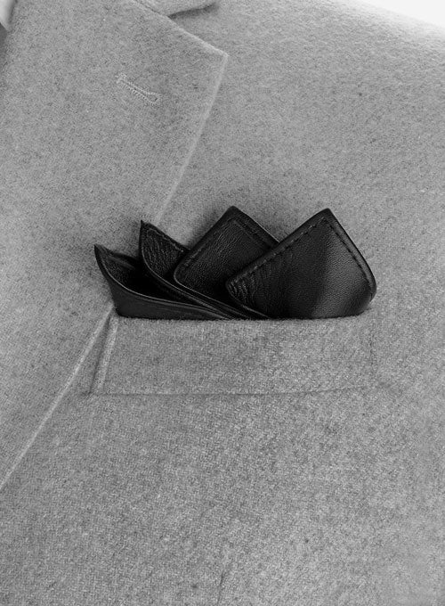 Leather Pocket Square - StudioSuits