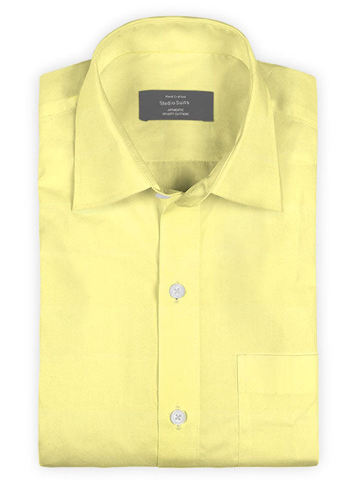Lemon Poplene Shirt - StudioSuits
