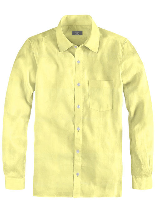 Lemon Poplene Shirt - StudioSuits