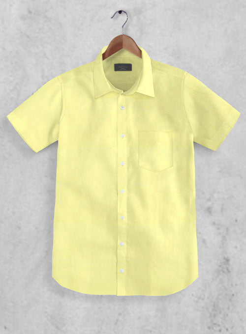 Lemon Poplene Shirt - StudioSuits