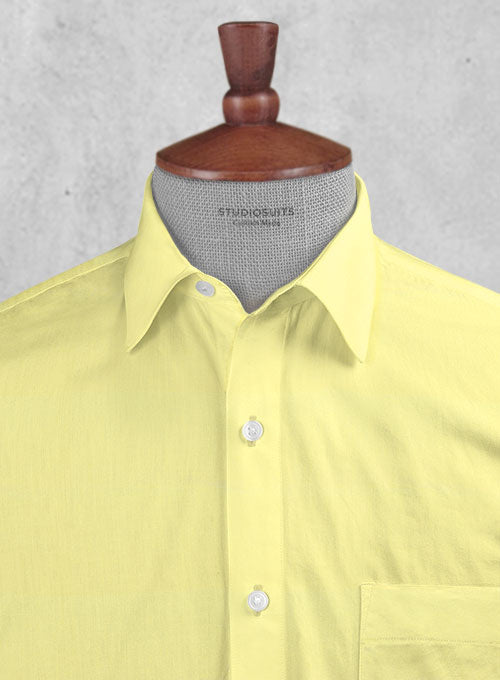 Lemon Poplene Shirt - StudioSuits