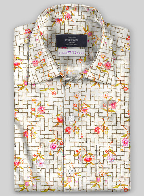 Liberty Iribel Cotton Shirt - StudioSuits