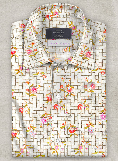 Liberty Iribel Cotton Shirt - StudioSuits