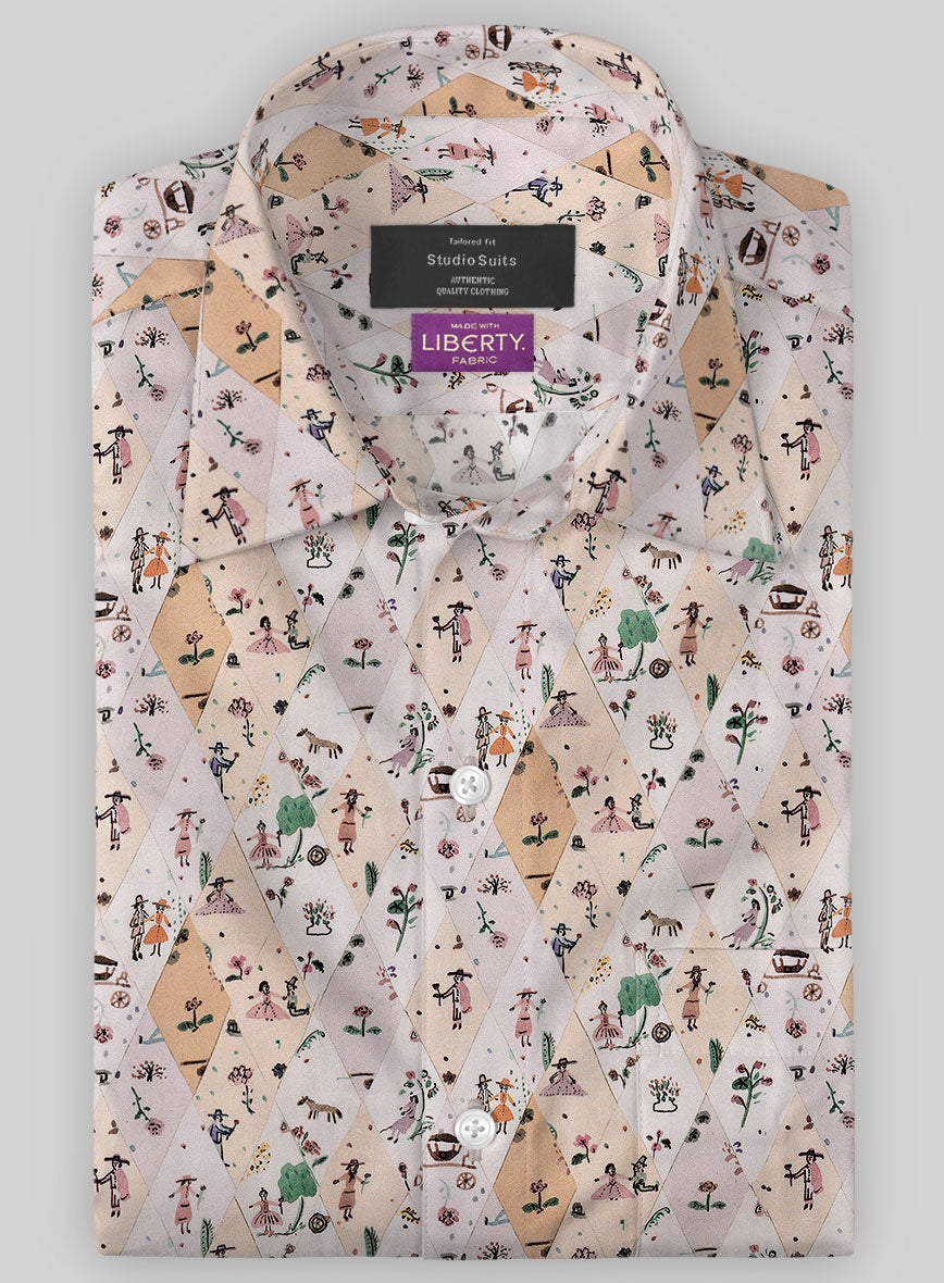 Liberty Teobal Cotton Shirt - StudioSuits