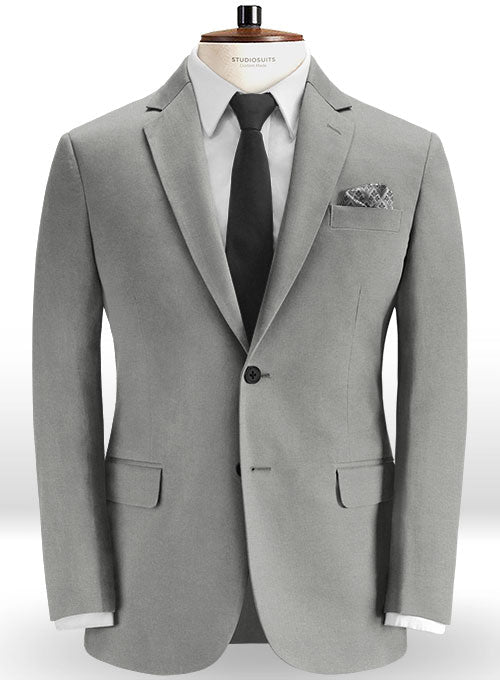 Light Gray Chino Suit - StudioSuits