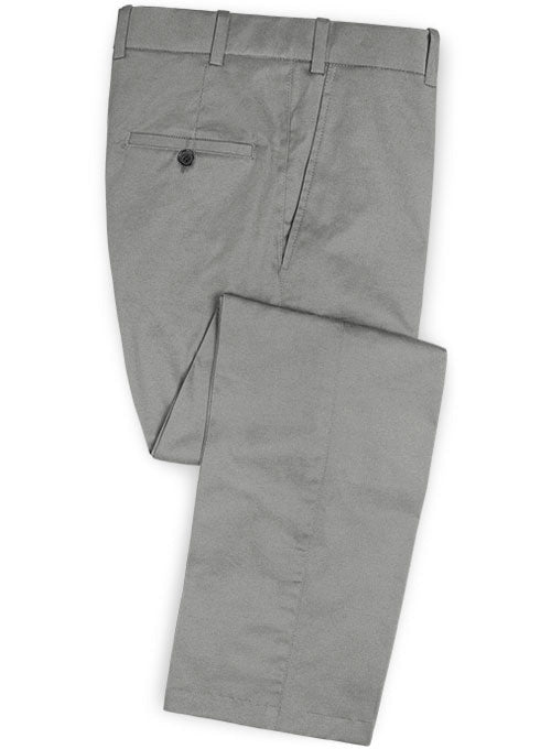 Light Gray Chino Suit - StudioSuits