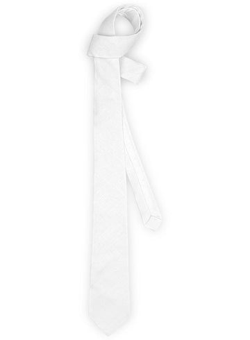Linen Tie - Tropical White - StudioSuits