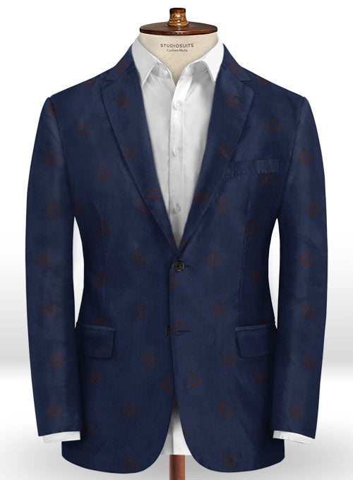 Lion Oxford Blue Wool Suit - StudioSuits