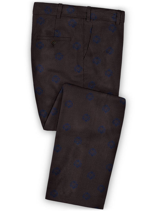Lion Wine Wool Tuxedo Suit - StudioSuits