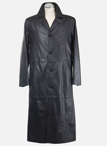Leather Long Coat #201 - 11 Colors - StudioSuits