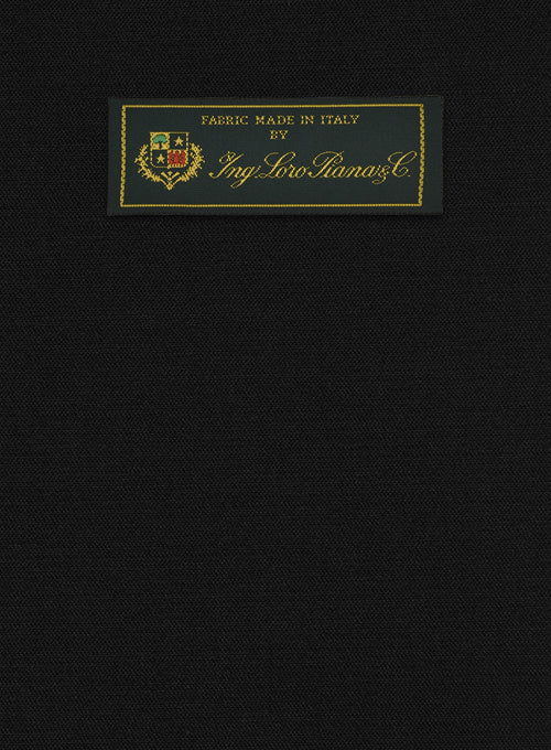 Loro Piana Black Cotton Jacket - StudioSuits