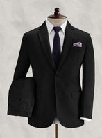 Loro Piana Black Cotton Suit - StudioSuits