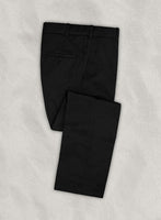 Loro Piana Black Cotton Suit - StudioSuits