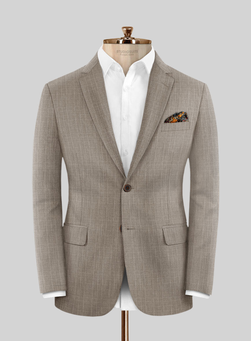 Loro Piana Brosio Linen Wool Silk Jacket - StudioSuits